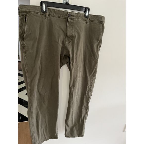Dockers Mens 40 Straight Smart 360 Flex Khaki Green Pants Casual - Picture 11 of 14
